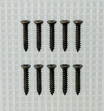 E584-4F - 5/8'' # 4 Antique Br. Flat Head Philips Screw (10 pack)