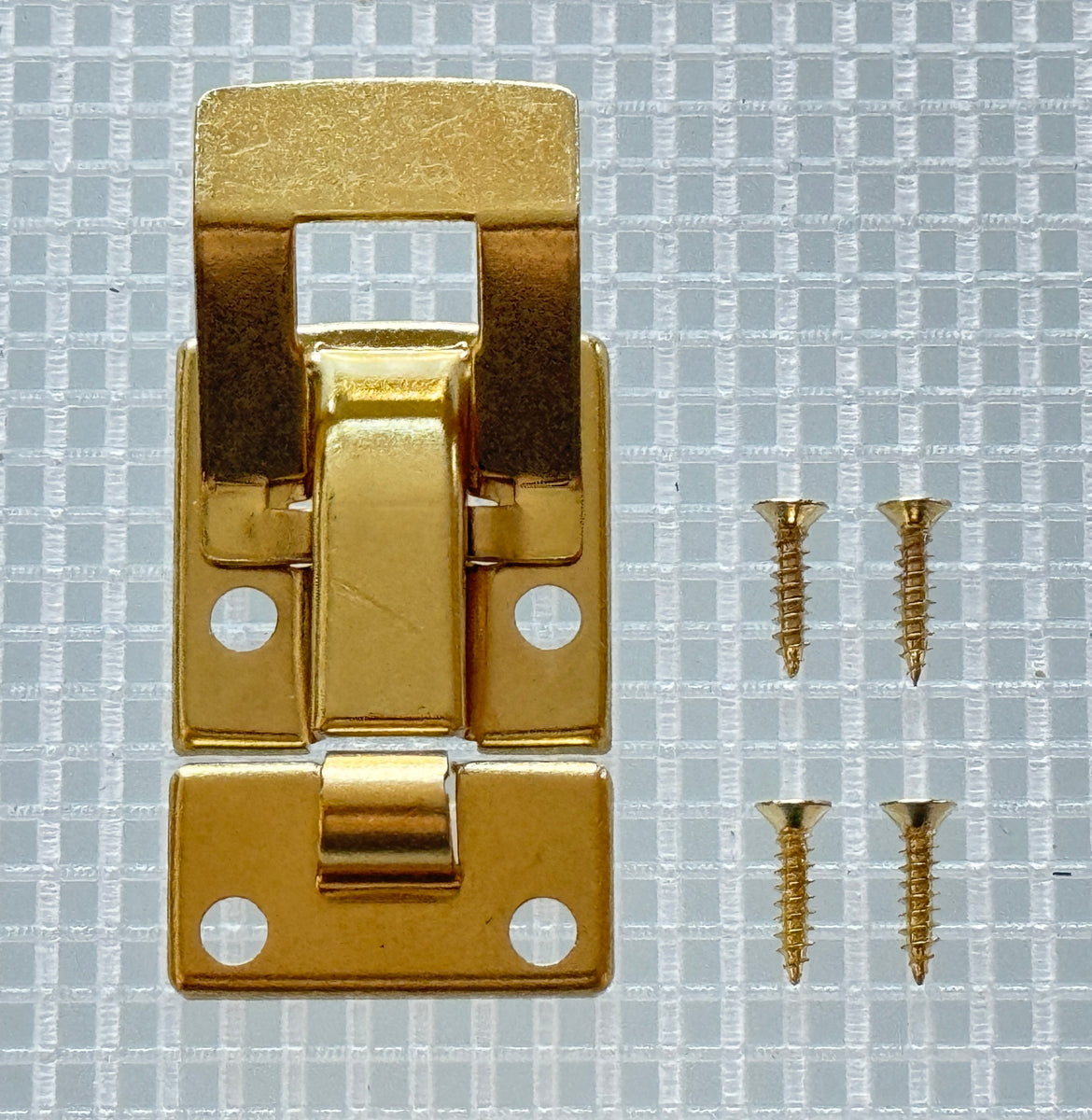 Endlessparts 6-Piece Gold Hasp Lock Set – Small Box Hardware Latch & Catches – C23 Style