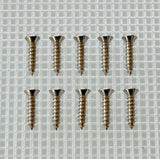 E582-6F - 5/8'' #6 Large Nickel Flat Head Philips Screw (10 pack)