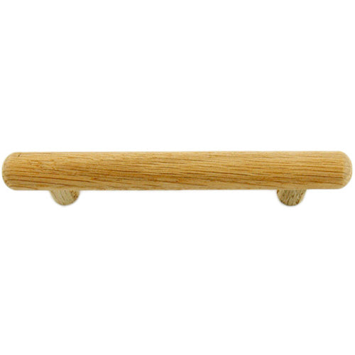 F918 - 5 3/8'' (96mm) Oak Bar Wood Handle