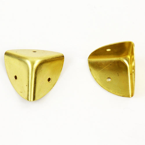 S751 - Small Brass Plated Corner