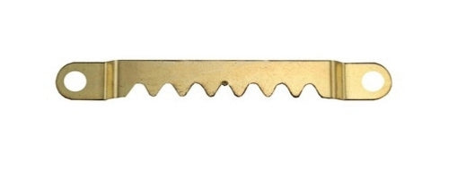 U291 - Large Saw Tooth Hanger Brass (10 pack)