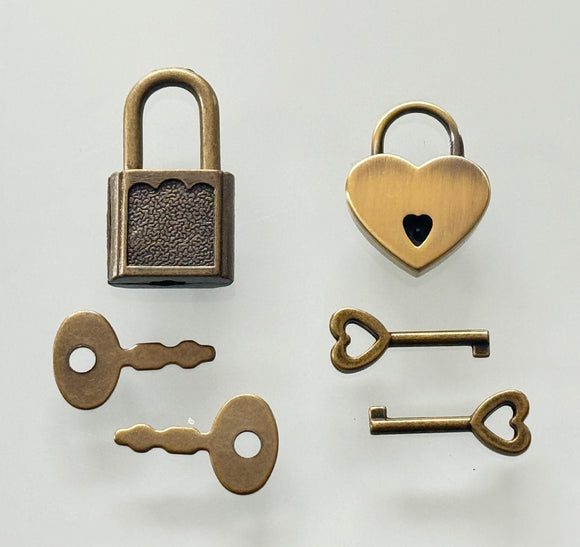 Antique Brass Locks