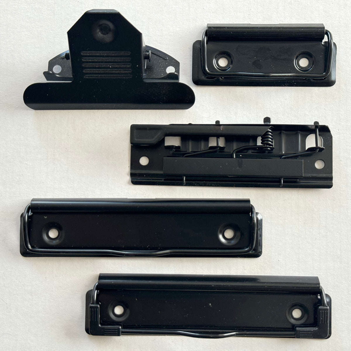Black Clipboard Clips Small Box Hardware