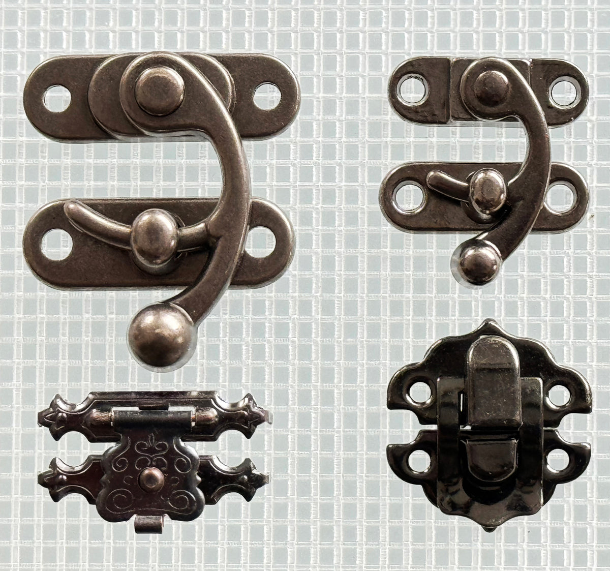 Black Latches & Catches Small Box Hardware