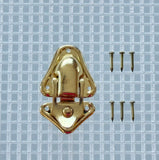 D541 Kit - 11/16'' Width X 1 1/8'' Height Latch Catch, Brass Finish, Fasteners