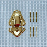 D541 Kit - 11/16'' Width X 1 1/8'' Height Latch Catch, Brass Finish, Fasteners