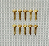 E121-5R - 1/2'' # 5 Brass Round Head Philips Screw (10 pack)