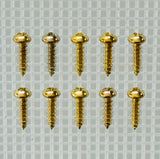 E121-6R - 1/2'' # 6 Brass Round Head Philips Screw (10 pack)