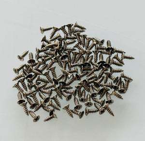 E142-2F - 1/4'' # 2 Nickel Flat Head Philips Screw (100 pack)