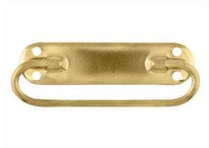 F931 - 3 3/8'' Brass Plated Wire Handle