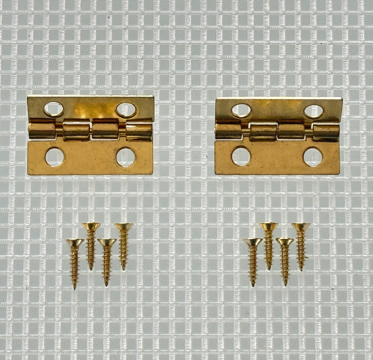 A711 Kit - 1'' Width X 3/4'' Height Inside Stop Hinges, Brass Finish ...