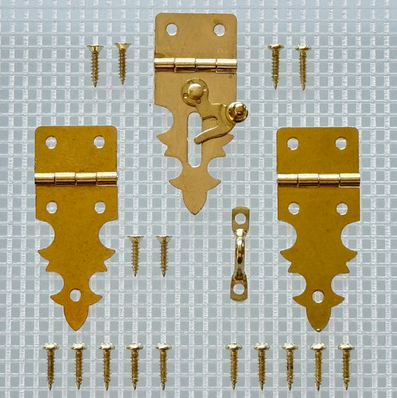 Y501 Kit - Decorative Brass Hardware Box Kit