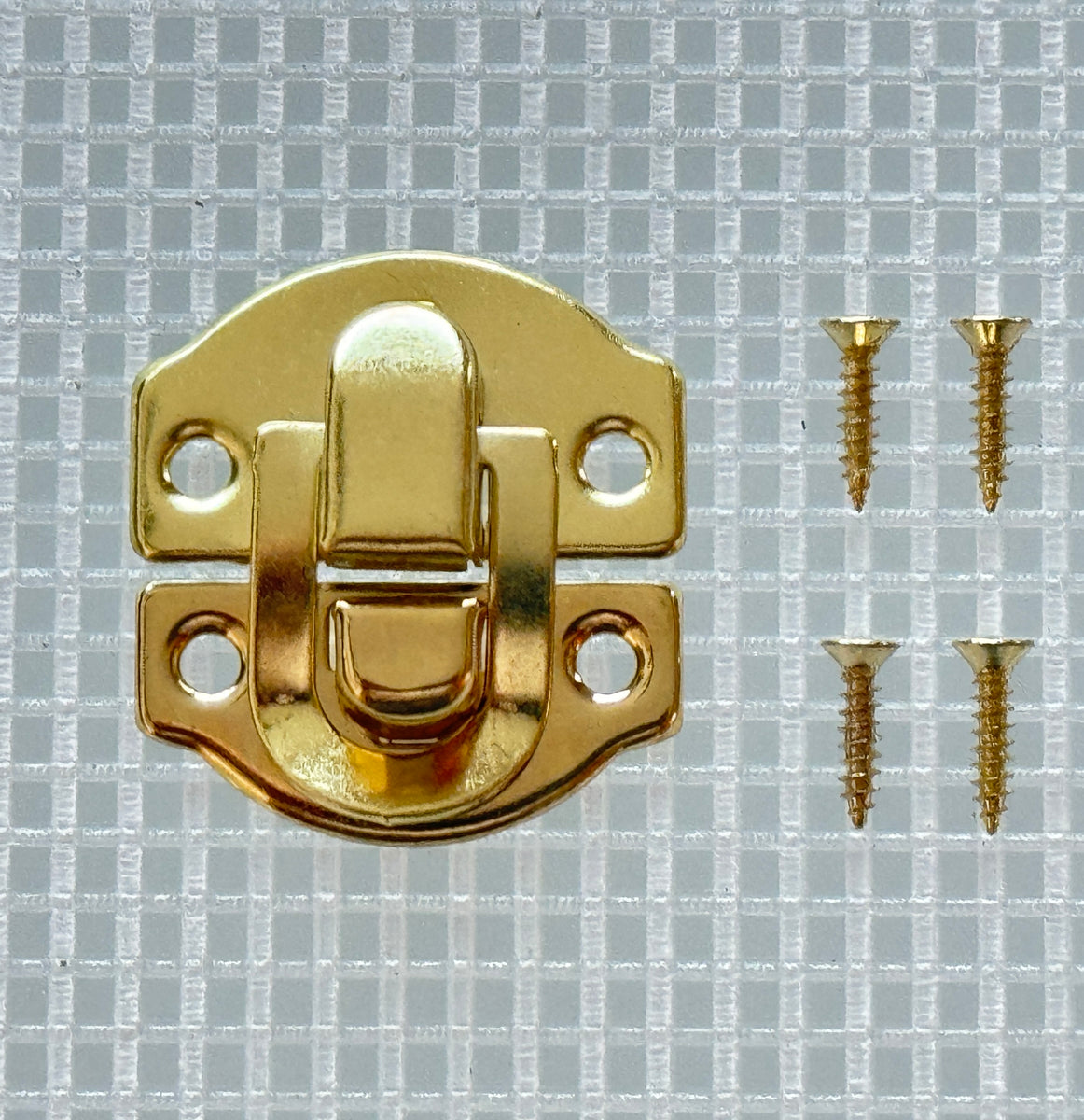 C751 Kit - 1 1/16'' Width X 1 3/16'' Height Snap Catch, Brass Finish ...