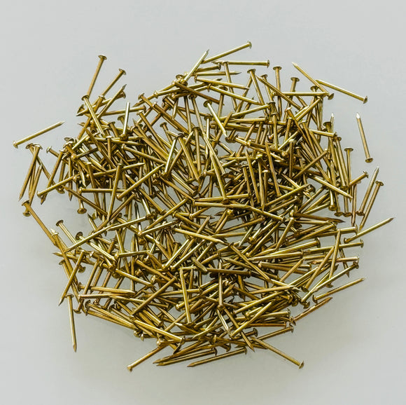 K121 - 1/2'' #20 Solid Brass Escutcheon Pins (1 oz.)