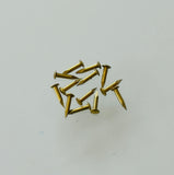 K141 - 1/4'' #18 Solid Brass Escutcheon Pins (1 gr.)