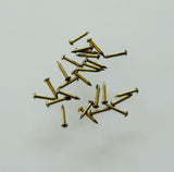 K141 - 1/4'' #20 Solid Brass Escutcheon Pins (1 gr.)