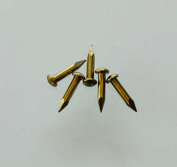 K381 - 3/8'' #15 Solid Brass Escutcheon Pins (1 gr.)