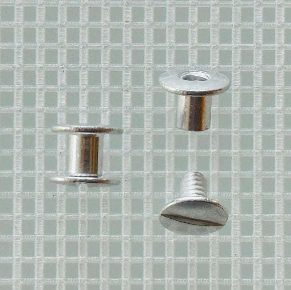 L149 - 1/4'' Aluminum Chicago Screw - Screw Post