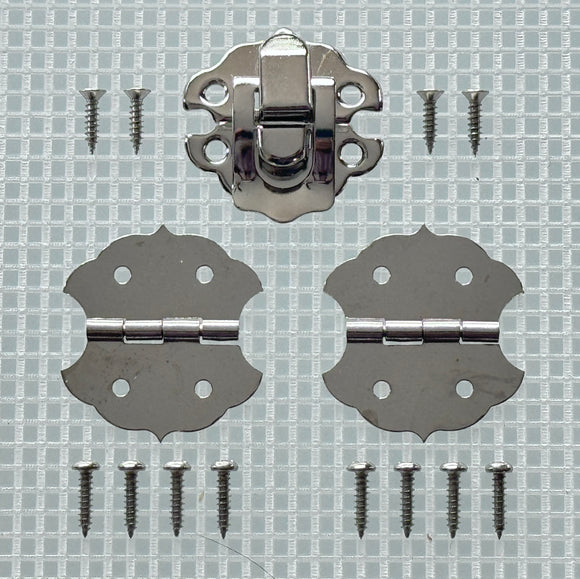 Y022 Kit - Decorative Nickel Hardware Box Kit