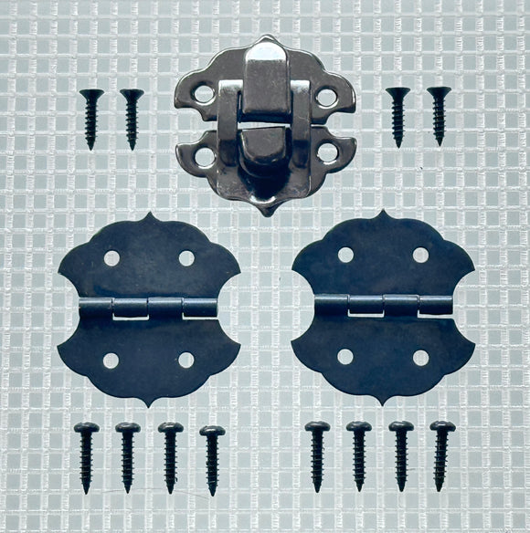 Y023 Kit - Decorative Black Ni. Hardware Box Kit