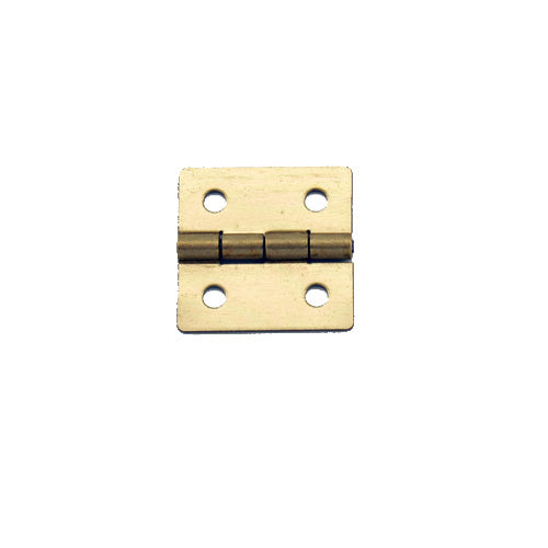 A041 - 3/4'' Width X 3/4'' Height Hinge, Brass Finish