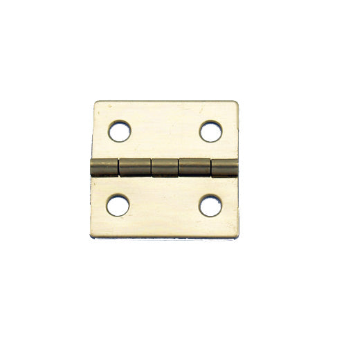 A081 - 1'' Width X 1'' Height Hinge, Brass Finish