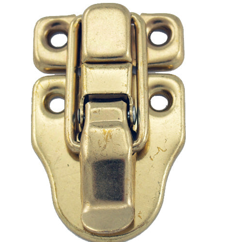 B391 - 1 1/2'' Width X 2 3/8'' Height Draw Catch, Brass Finish Latch