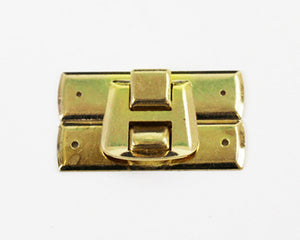 C791 - 1 9/16'' Width X 7/8'' Height Latch Catch, Brass Finish