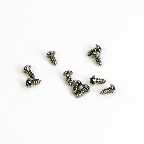 E142-4R - 1/4''  # 4 Nickel Round Head Philips Screw (10 pack)