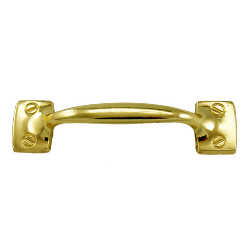 F921 - 5'' Brass Plated Metal Utility Handle