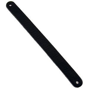 F940 - 8 1/2'' long, 3/4'' wide Blk Leather Strap Handle