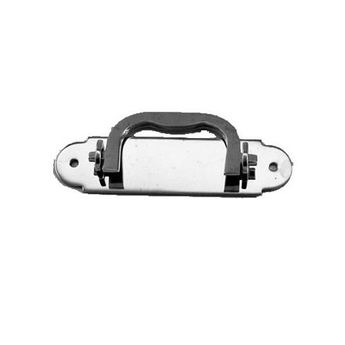 F962 - 3.5'' Nickel Plated Solid Br. Box Handle