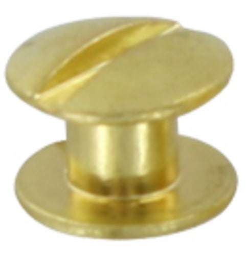 L361 - 3/16'' Brass Chicago Screw - Screw Post