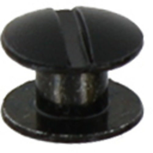 L363- 3/16'' Black Ni. plated Brass Chicago Screw - Screw Post