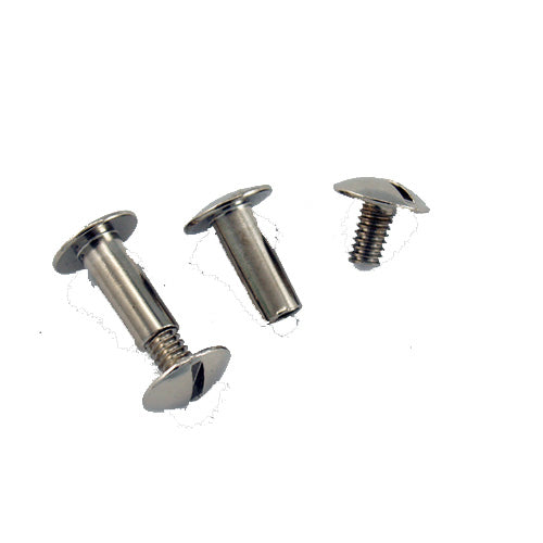 L122 - 1/2'' Nickel Chicago Screw - Screw Post