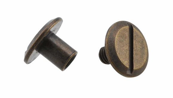 1/4 Small Steel Chicago Screw