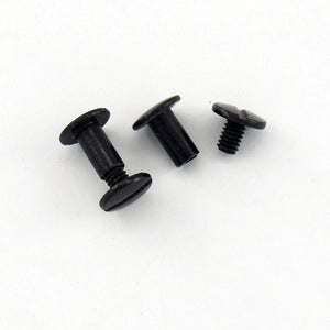 L383 - 3/8'' Black Ni. Chicago Screw - Screw Post