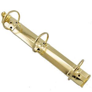 R201 - 2'' Capacity, Letter Size, Brass Plated Binder Ring