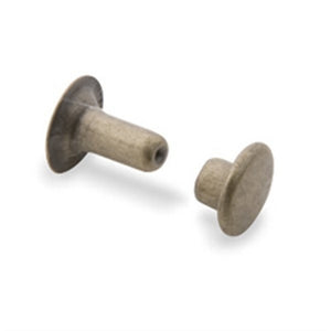 T234 - 1/4'' Small Antique Br. Plated Rapid Rivet